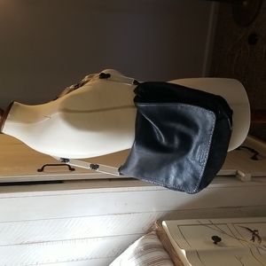 Prada lucite and leather vintage shoulder bag